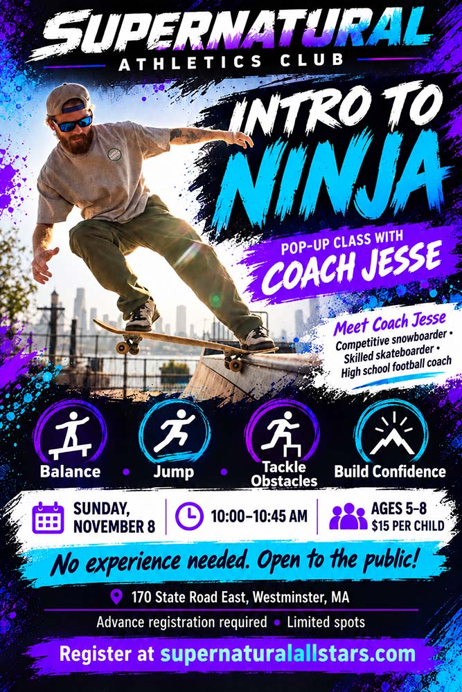 Jesse’s movement skills activity flyer
